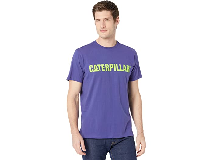 (取寄) キャタピラー メンズ Caterpillar men Logo Tee Navy Blue