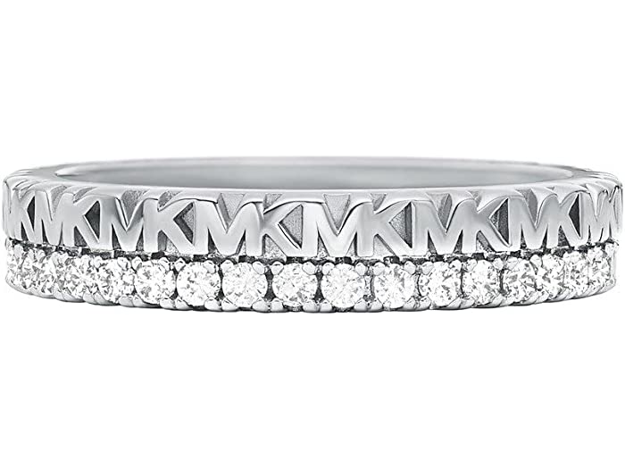 円 出荷 取寄 マイケルコース レディース Michael Kors Women Sterling Silver Monogram Ring