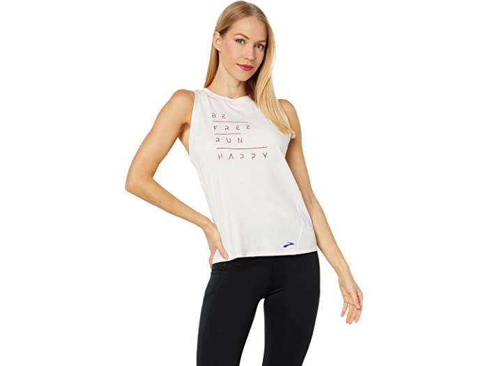 brooks run happy tank top