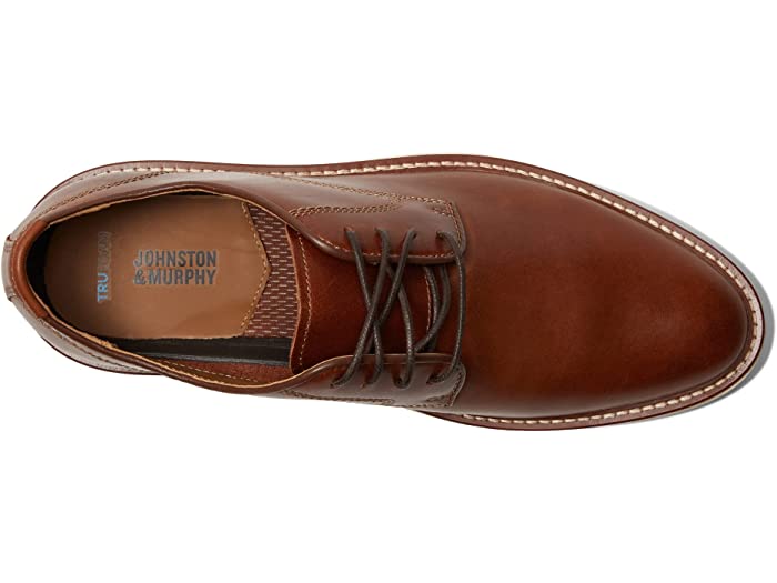 (取寄) ジョンストン&マーフィー メンズ アップトン プレーン トゥ Johnston & Murphy men Upton Plain Toe Tan Full Grain