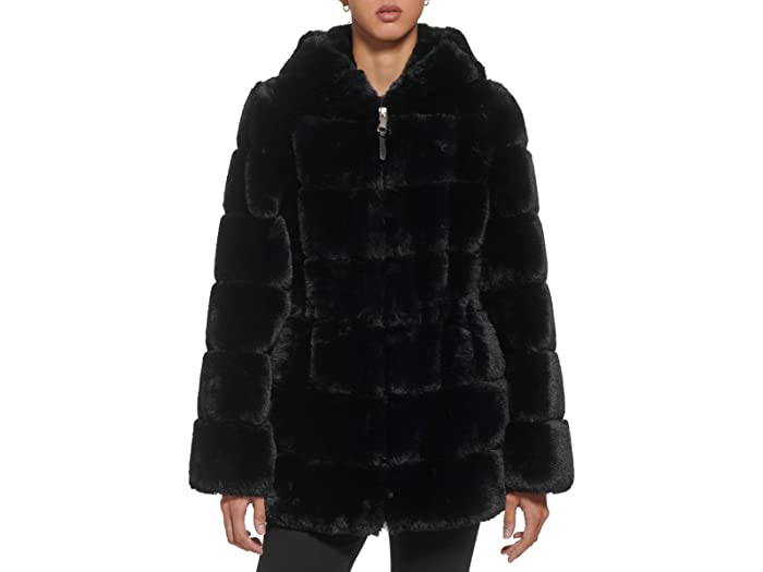 DKNY ファージャケット レディース