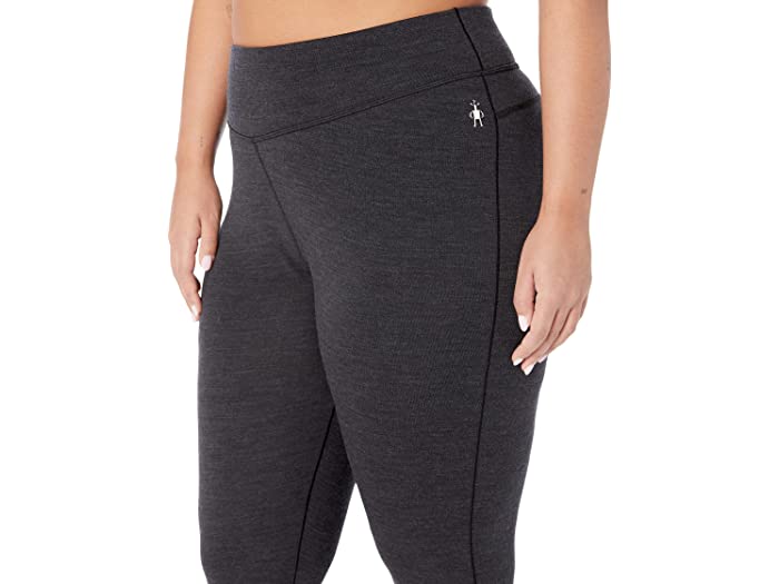 (取寄) スマートウール レディース プラス サイズ クラシック サーマル メリノ ベース レイヤー ボトム Smartwool women Plus Size Classic Thermal Merino Base Layer Bottoms Charcoal Heather