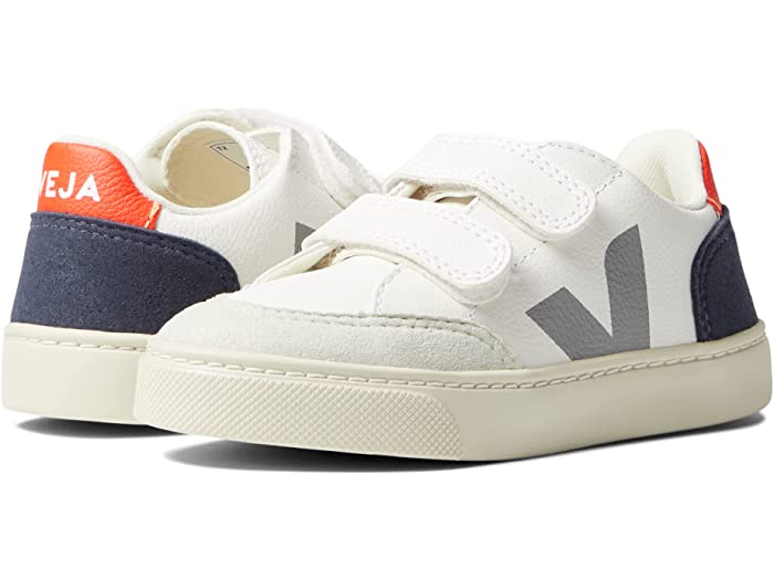 安い 激安 プチプラ 高品質 取寄 ヴェジャ キッズ スモール V 12 フック アンド ループ リトル ビック Veja Kids Small Hook And Loop Little Kid Big Extra White Multicolor Nautico 1