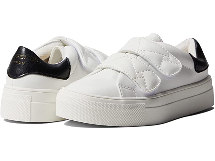 (取寄) カートガイガー ロンドン キッズ ミニ レイニー フックアンドループ (リトル キッズ/ビック キッズ) Kurt Geiger London Kids Mini Laney Hook-and-Loop (Little Kid/Big Kid) White