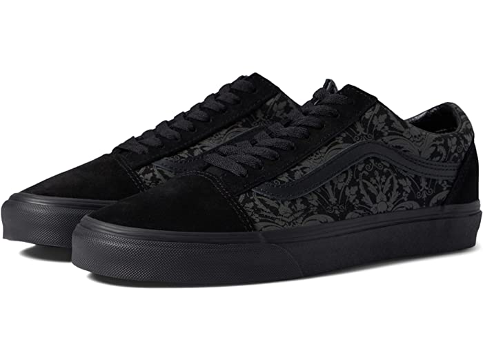 tapestry raven black vans