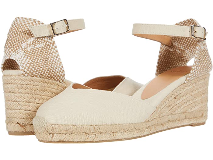 (取寄) カスタニエール チアリータ 60 ウム ウェッジ エスパドリーユ CASTANER Chiarita 60 mm Wedge Espadrille Ivory