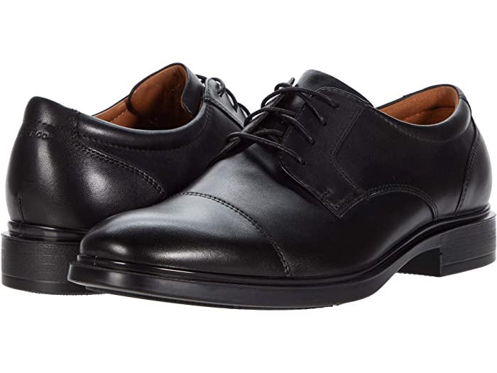 (取寄) フローシャイム メンズ フォアキャスト ウォータープルーフ キャップ トゥ オックスフォード Florsheim men Forecast Waterproof Cap Toe Oxford Black Smooth