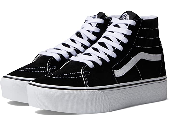 (取寄) バンズ SK8-ハイ テーパード スタックフォーム Vans SK8-Hi Tapered Stackform Black/True White 22,666円