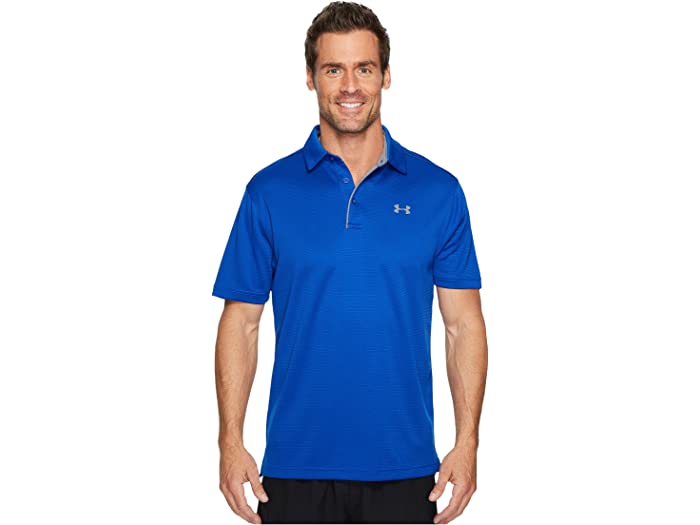 (取寄) アンダーアーマー ゴルフ メンズ テック ポロ Under Armour Golf men Tech Polo Royal/Graphite/Graphite