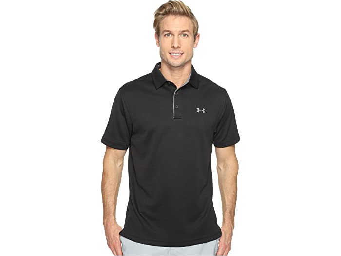 (取寄) アンダーアーマー ゴルフ メンズ テック ポロ Under Armour Golf men Tech Polo Black/Graphite/Graphite