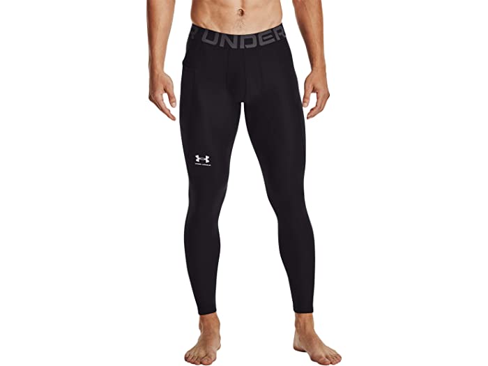 (取寄) アンダーアーマー メンズ ヒートギア アーマー レギングス Under Armour men Heatgear Armour Leggings Black/Pitch Gray