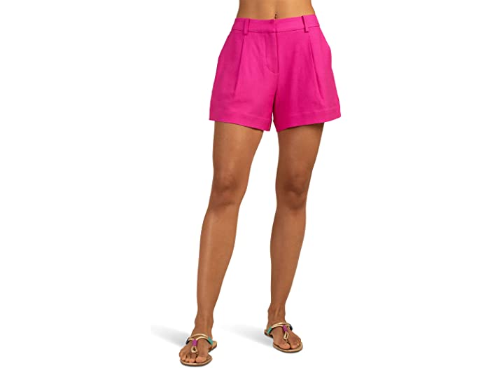 限定特価】 取寄 トリーナターク レディース オコティロ ショーツ Trina Turk women Ocotillo Shorts Sunset  Pink