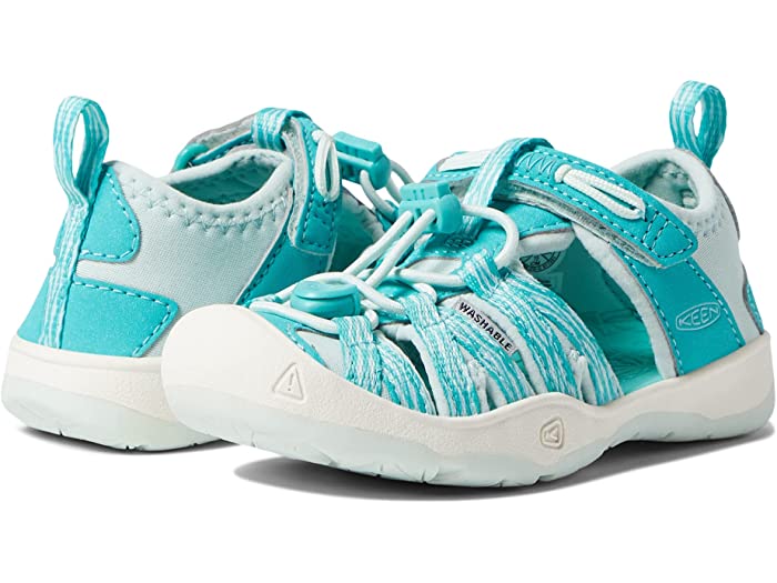 (取寄) キーン キッズ ガールズ モキシー サンダル (トドラー/リトル キッド) KEEN Kids girls Moxie Sandal (Toddler/Little Kid) Waterfall/Blue Glass