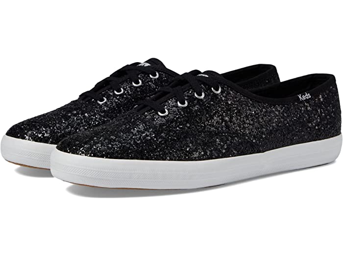 (取寄) ケッズ スニーカー レディース チャンピオン グリッター セル Keds women Champion Glitter Cel Black
