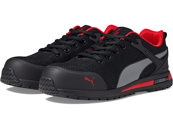 (取寄) プーマ セーフティー メンズ レビティ ニット ロー ASTM エー PUMA Safety men Levity Knit Low ASTM EH Black/Red