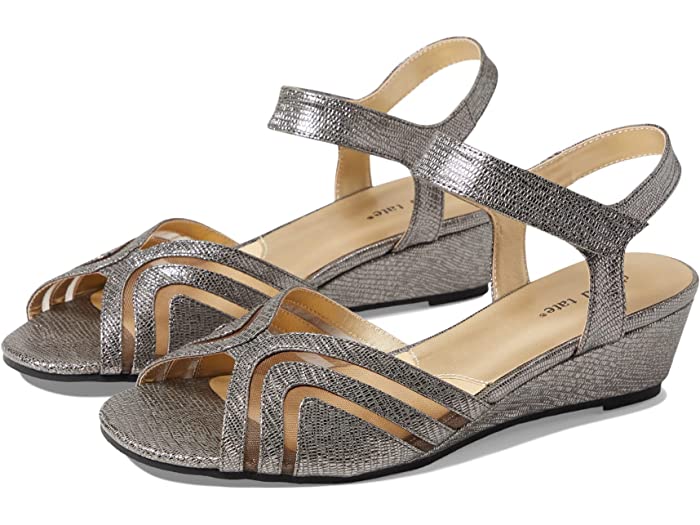 (取寄) デビッドテイト レディース アドマイヤー David Tate women Admire Pewter Lizard Print