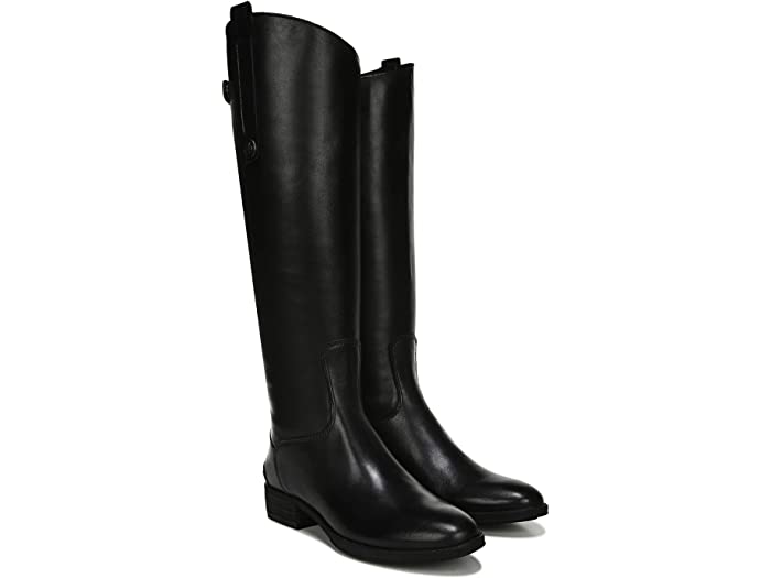 (取寄) サムエデルマン レディース ペニー レザー ライディング ブーツ Sam Edelman women Penny Leather Riding Boot Black