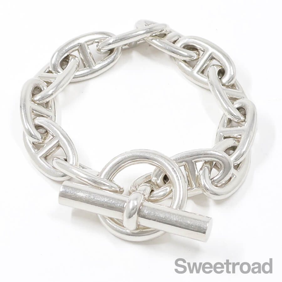 エルメス ブレスレット ミニシェーヌダンクル チェーンK18W