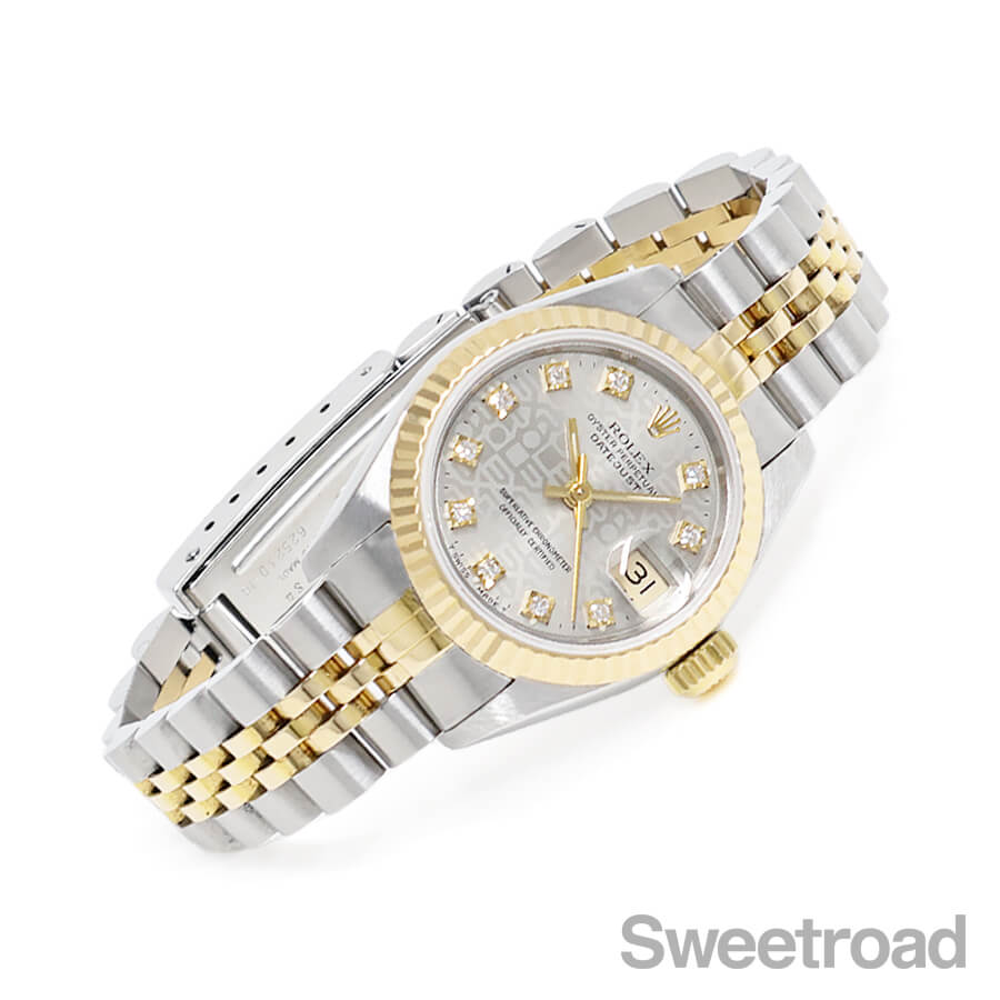 5/9値引きしました。ROLEX 純正リューズ　24-600-0 silver Genuine Rolex 24-604-0 Stainless Steel 6mm Datejust/GMT