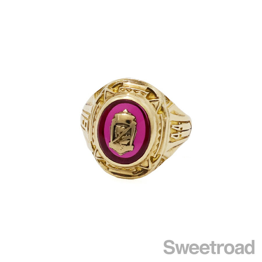 楽天市場】【ジュエリー】カレッジリング 1964 AOYAMA GAKUIN K10YG