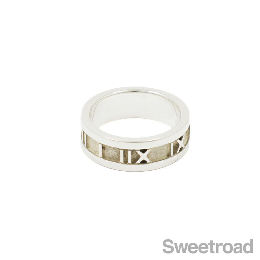 楽天市場】ティファニー 指輪 SV アトラスグルーブド ダブル