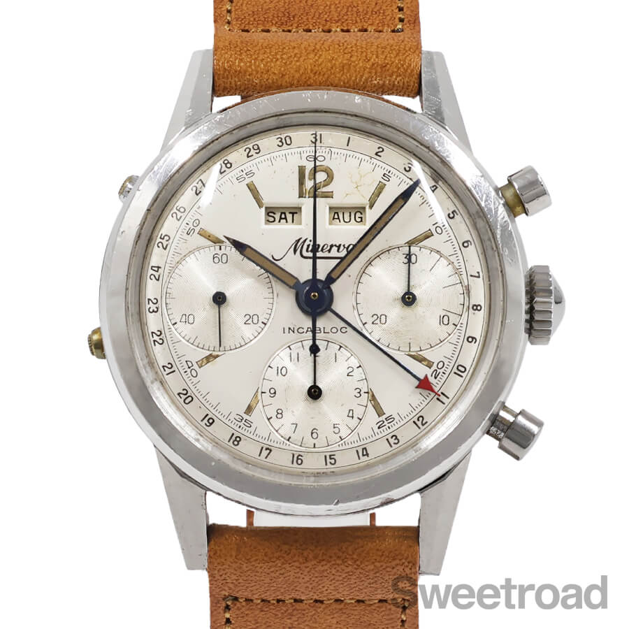 ミネルバ トリプルカレンダー バルジュー72C Ref.VF712 1950年代