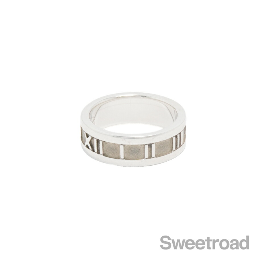 楽天市場】ティファニー 指輪 SV アトラスグルーブド ダブルライン