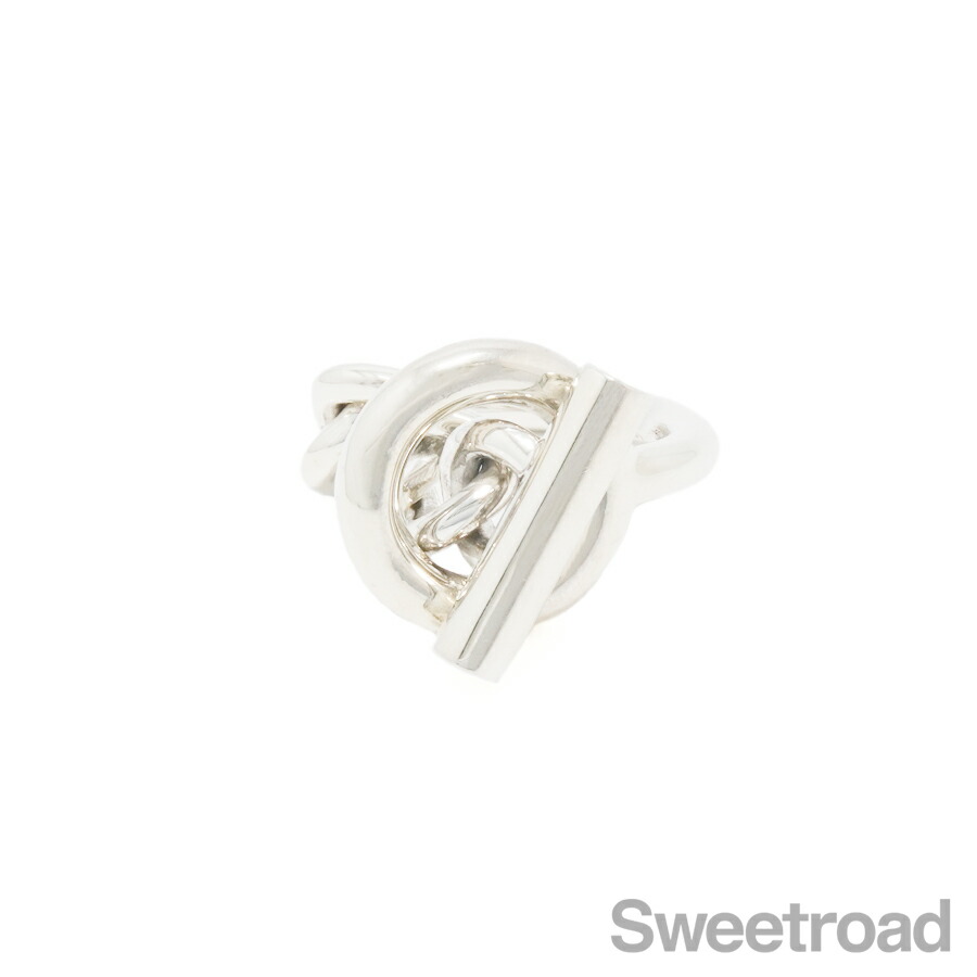 楽天市場】エルメス クロワゼットGM リング シルバー サイズ52 104587