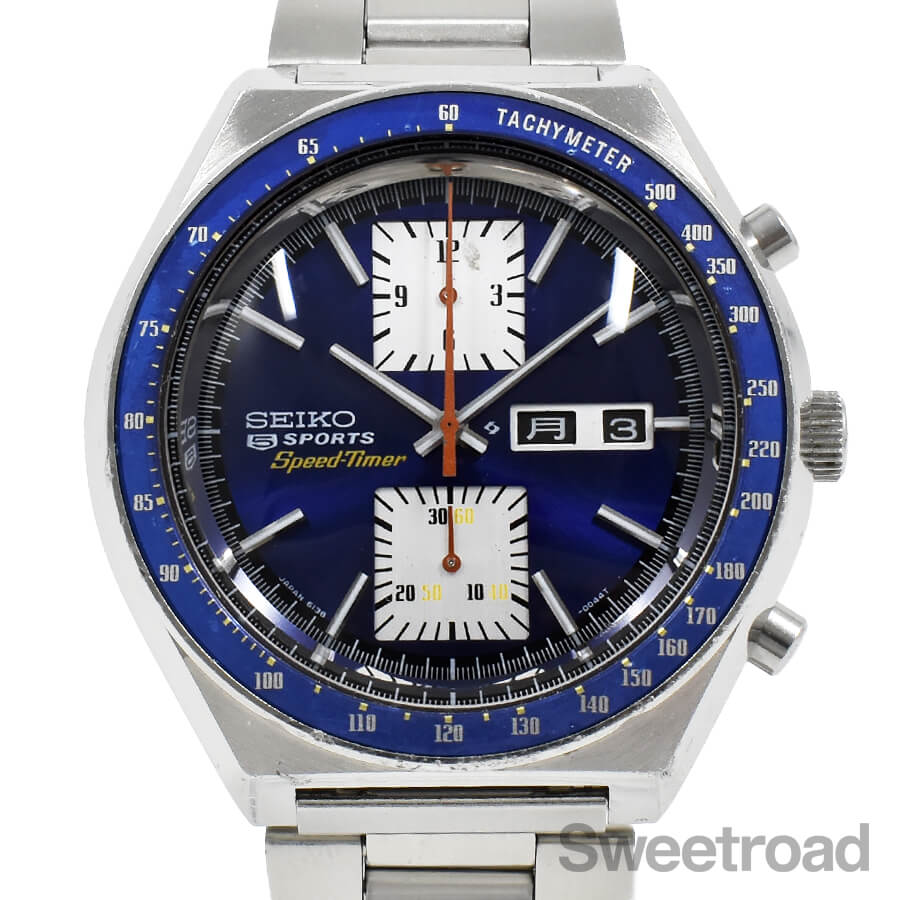 セイコー　セイコー５スポーツ　スピードタイマー　6139-8001 Seiko 5 Sports Speedtimer 6139-8001 Auto Watch 16.5cm 6.50in