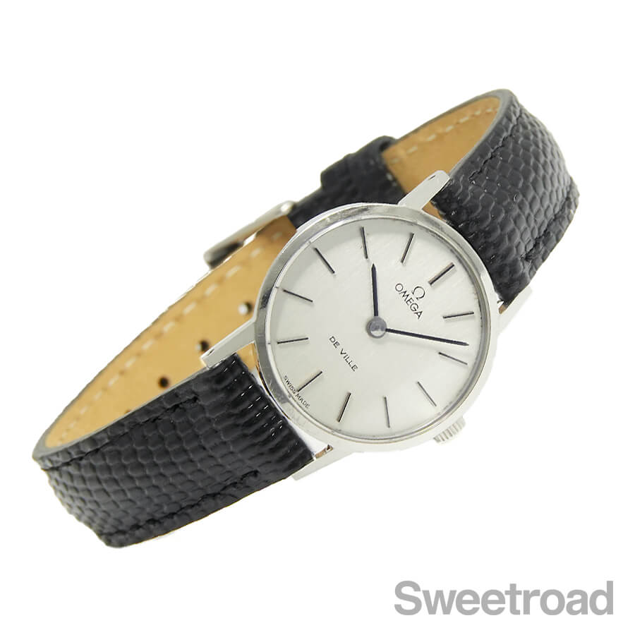 1977年製 OMEGA DEVILLE オメガ デビル 手巻き 腕時計 OMEGA 】1977年製 オメガ デヴィル ゴールド オーバル型 ローマン