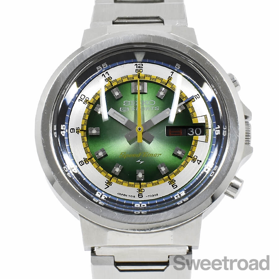 SEIKO 7017-6050 5Sport スピードタイマー SOLD - NOS Seiko Speedtimer 7017-6050 | The Tokei Club