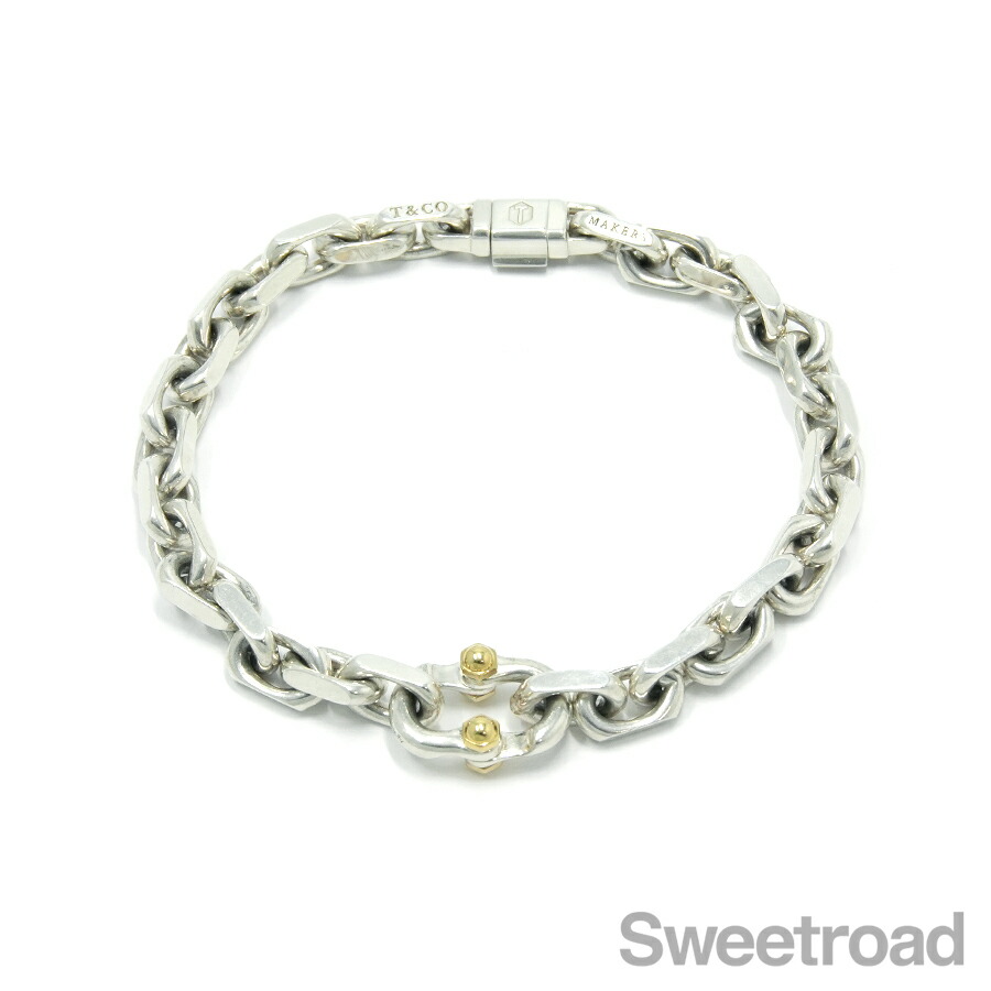 楽天市場】ティファニー ブレスレット SV 1837 メイカーズ ID チェーン