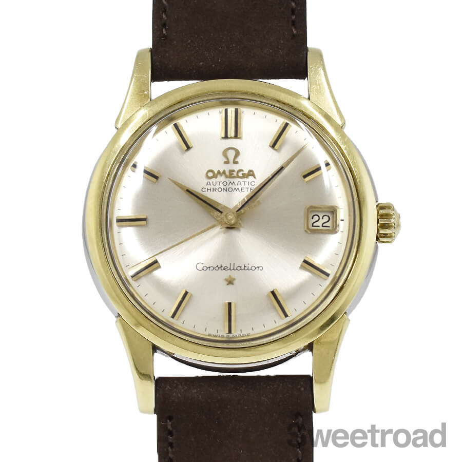 オ*ン様 【訳あり】OMEGA コンステレーション アンティーク ゴールド クオ 楽天市場】OMEGA コンステレーション アンティーク 18金無垢 希少 Ref