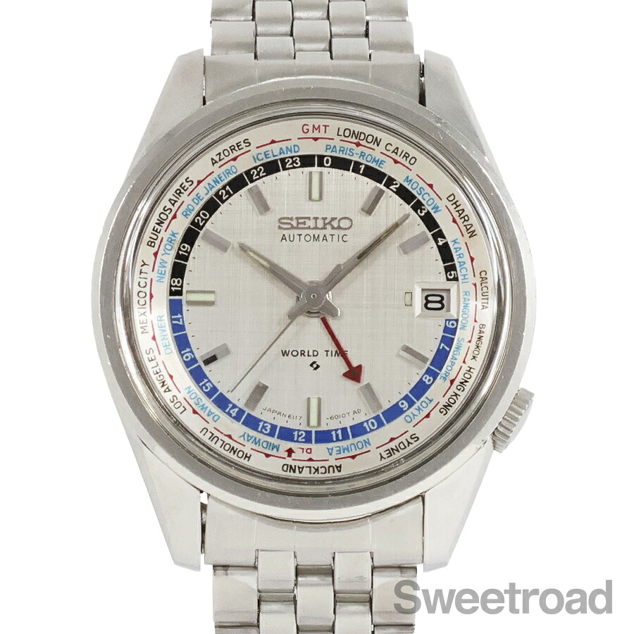 セイコー ワールドタイム 2ndモデル Ref.6117-6010 1969年製｜スイートロード【店】