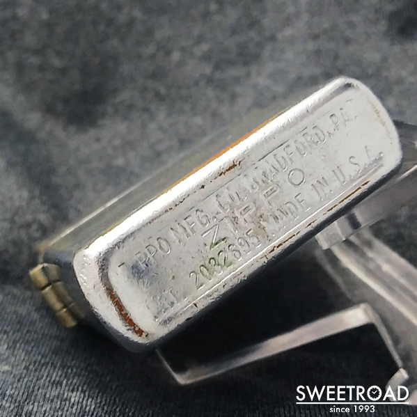 楽天市場 Zippo Lighter ジッポーライター ３バレル 穴開きフリントホイール プレーンタイプ Pat 2032695 1948年 49年前期 インサイド同年式 Vz 152 機械式時計専門店スイートロード