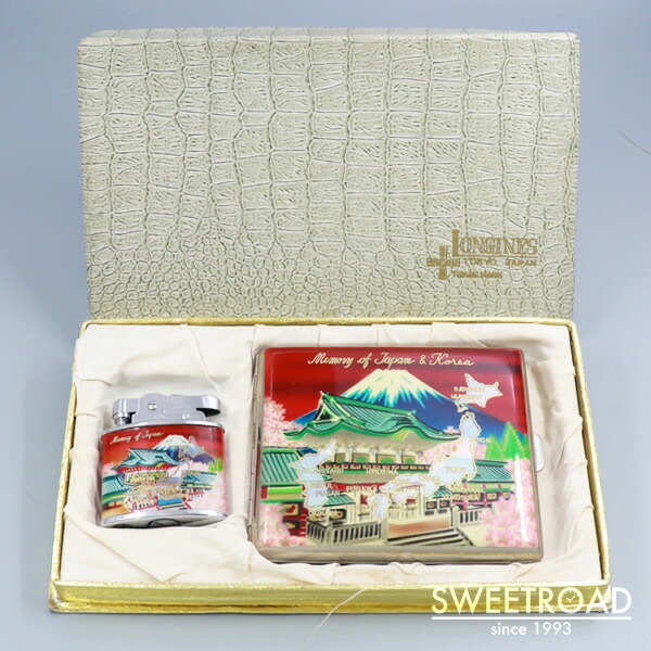 川崎店【ヴィンテージオイルライター】未使用品／LONGINE／ロンソンタイプ／シガレットケース／1950年代／w-26399