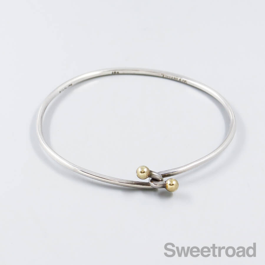 【楽天市場】川崎店【ティファニー】ラブノット／フックアンドアイ／ブレスレット／バングル／w28727：スイートロード【楽天市場店】