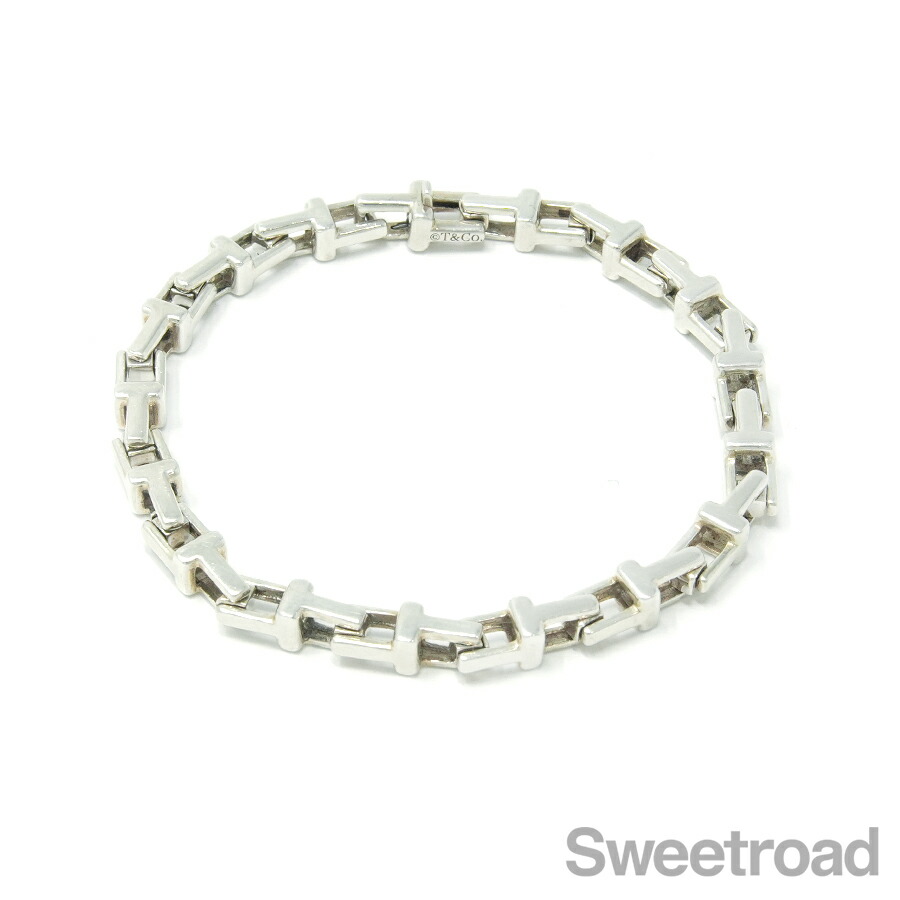 楽天市場】ティファニー ブレスレット バングル K18PG Tナローワイヤー