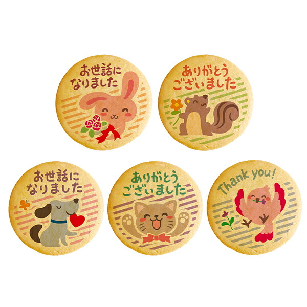 楽天市場 転勤 退職 お礼 お菓子 メッセージクッキー45枚セット 箱入り ご挨拶 ギフト 送料無料 お世話になりました 低糖質 スイーツ工房フォチェッタ