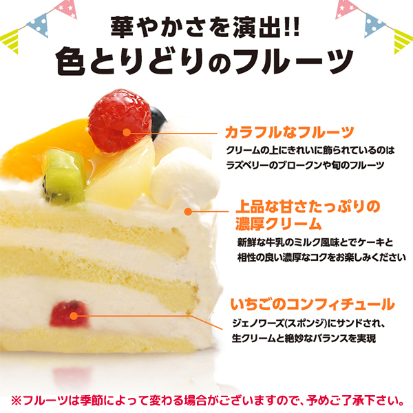 市場 誕生日ケーキ イラスト バースデーケーキ クマ ケーキ 男の子 6号 6 8名 バースデー 22 洋菓子 おめでとう フルーツ ギフト