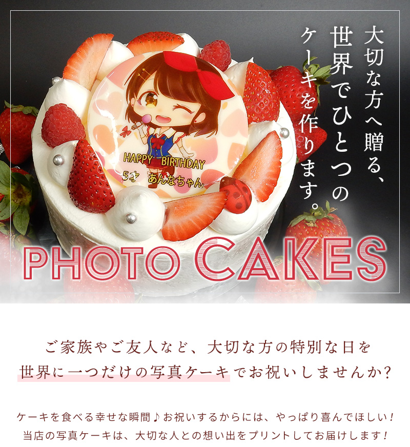 写真ケーキ 送料無料 プリントケーキ ケーキ 誕生日ケーキ 30人分 キャラクター スイーツ バースデーケーキ 10号 子供 ギフト