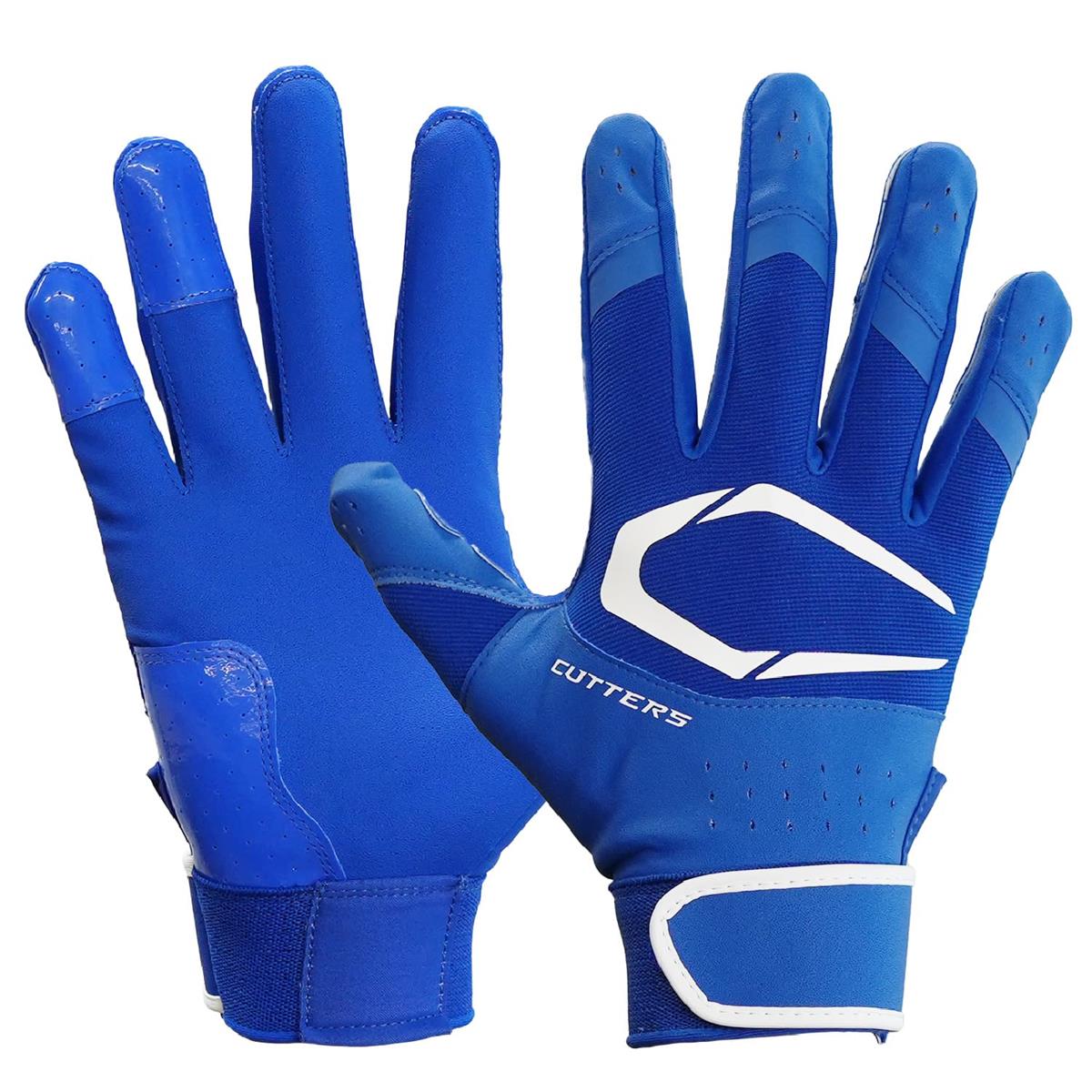 カッターズ (CUTTERS) バッティング グローブ 手袋 B353 プライムヒーロー3.0 両手用 野球 ソフトボール M ロイヤル×ホワイト