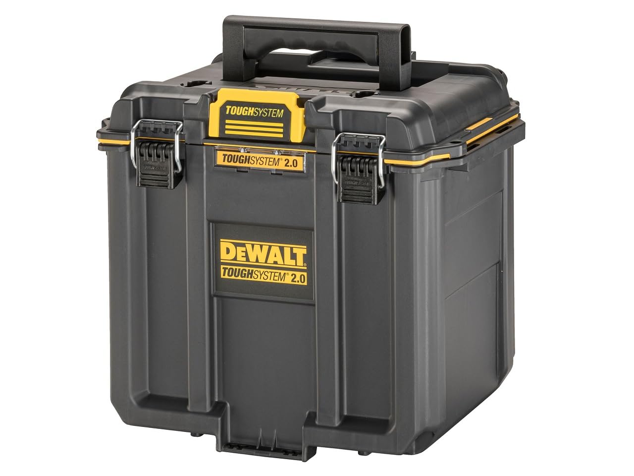 デウォルト(DEWALT) タフシステム2.0 収納ボックス スタンダードBOX ハーフサイズ 工具箱 収納ケース ツールボックス IP65 坊塵 防水 設計 アウトドア DWST08035-1