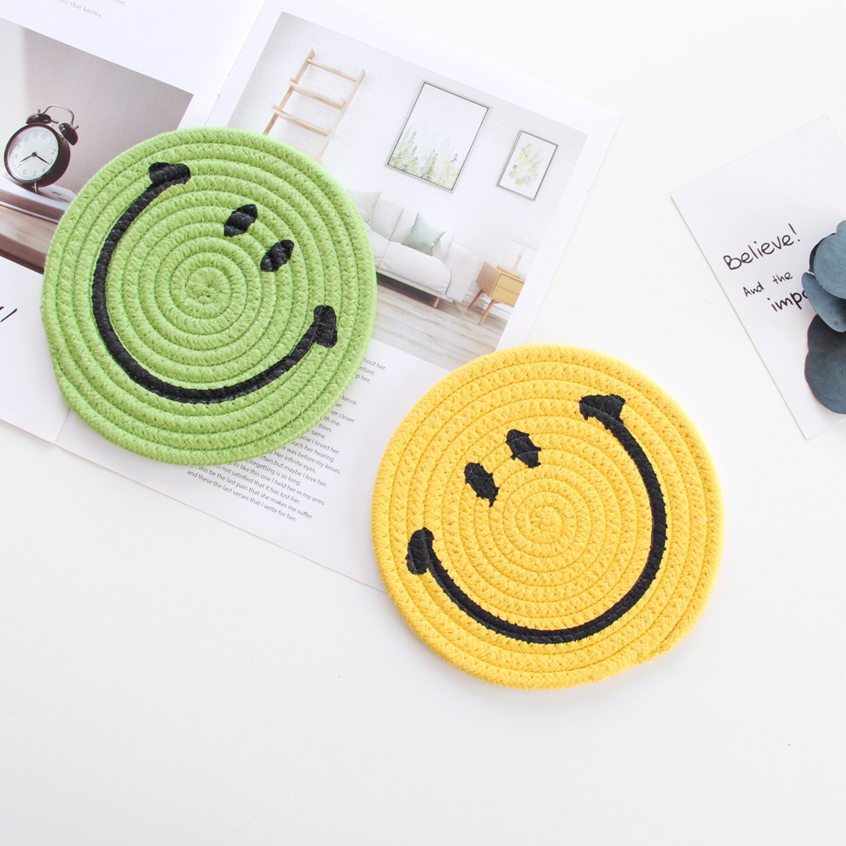 有名なブランド ばんちゃ様 鍋敷き テーブル用品 Sutevalle Org
