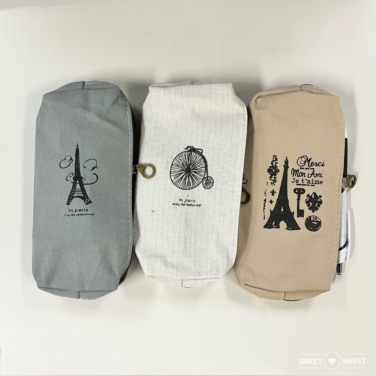 楽天市場】ジップ French Girly Series アンティーク 文房具入れ