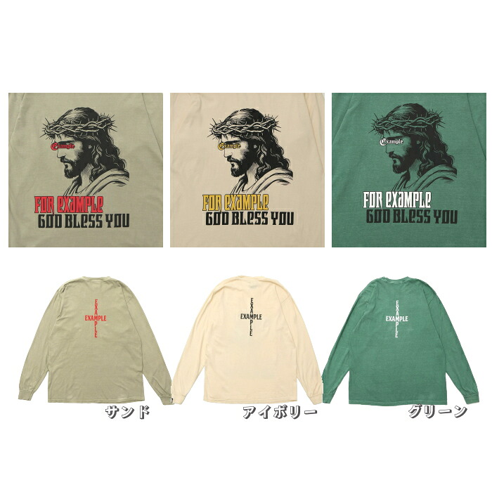 EXAMPLE JESUS IS L/S TEE｜Sweetwater american mart