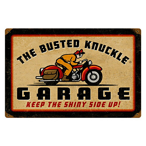 【楽天市場】スティール サイン （スチール サイン） Busted Knuckle Garage BUST060：Sweetwater