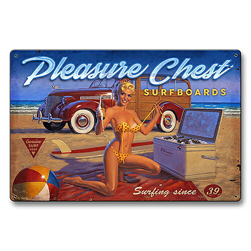 スティール サイン （スチール サイン） Greg Hildebrandt Pleasure Chest HB-246