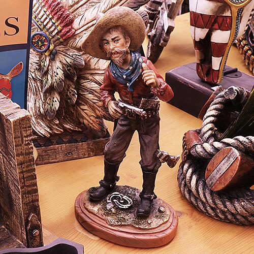 楽天市場】カウボーイ フィギュア （ガンマン） ウエスタン スタチュー