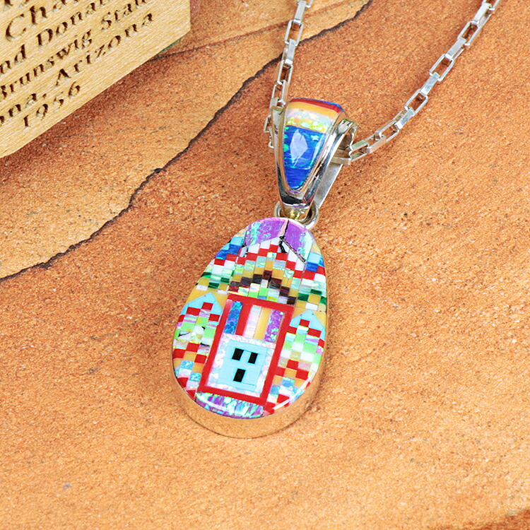 holy Mosaic (ホリー・モザイク) オパール ジュエリー ペンダントトップ　HM-PT-51-12-001｜Sweetwater american mart 9,438円
